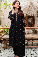 Sena 2Pc - Embroidered Winter Cotton Dress