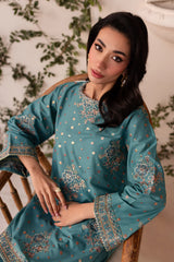 Hooria 2Pc - Embroidered Sharara Pima Lawn Pret