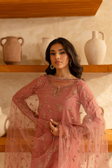 Bahar 3Pc - Embroidered Winter Cotton Dress