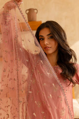 Bahar 3Pc - Embroidered Winter Cotton Dress