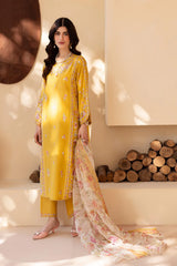 HINA 3Pc - Embroidered Luxe PIMA LAWN