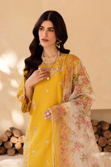 HINA 3Pc - Embroidered Luxe PIMA LAWN