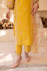 HINA 3Pc - Embroidered Luxe PIMA LAWN