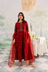 Best Selling - KANWAL 3Pc Embroidered Frock