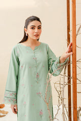 Safina 2Pc - Embroidered Pima Lawn Dress