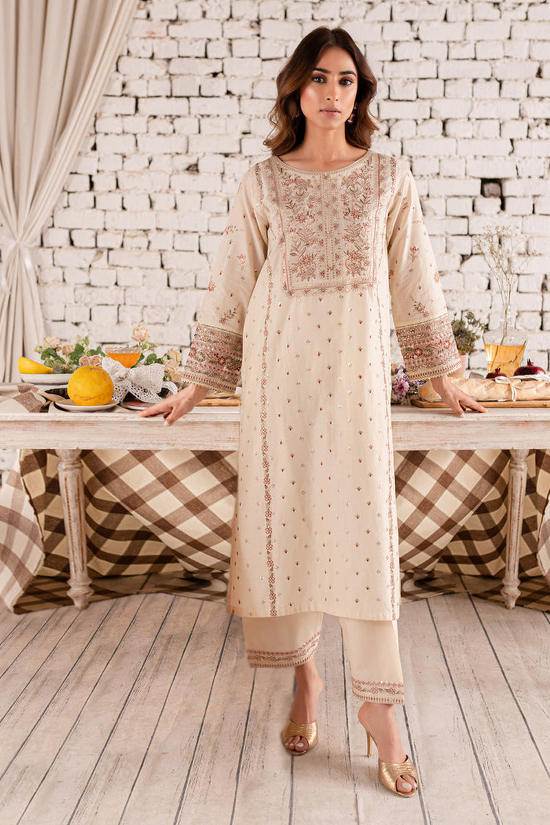 Manila 2Pc Embroidered Winter Cotton Suit