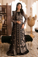 ZARISH 3PC ORGANZA EMBROIDERED