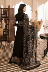 ZARISH 3PC ORGANZA EMBROIDERED
