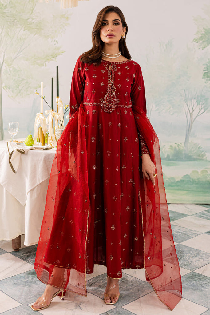 Best Selling - KANWAL 3Pc Embroidered Frock