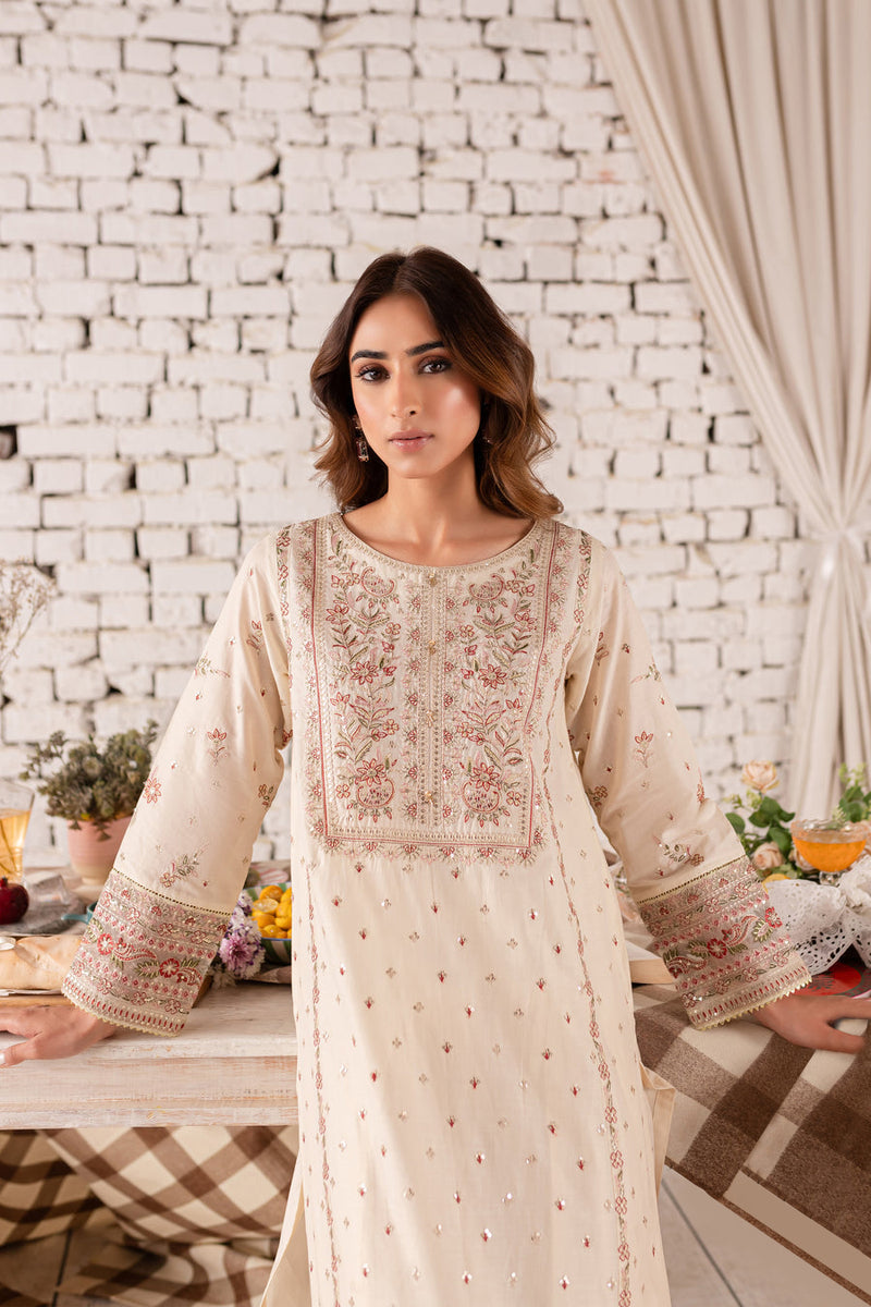 Manila 2Pc Embroidered Winter Cotton Suit