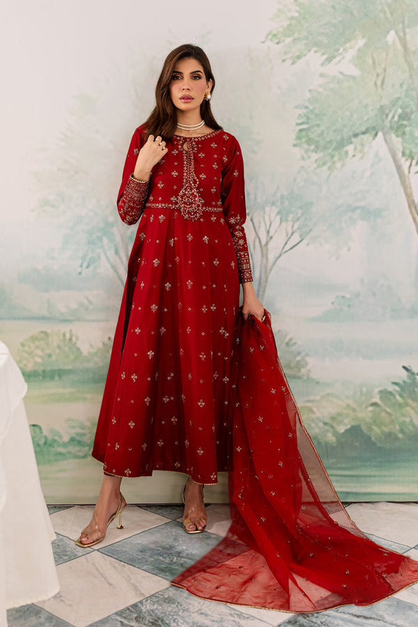 Best Selling - KANWAL 3Pc Embroidered Frock