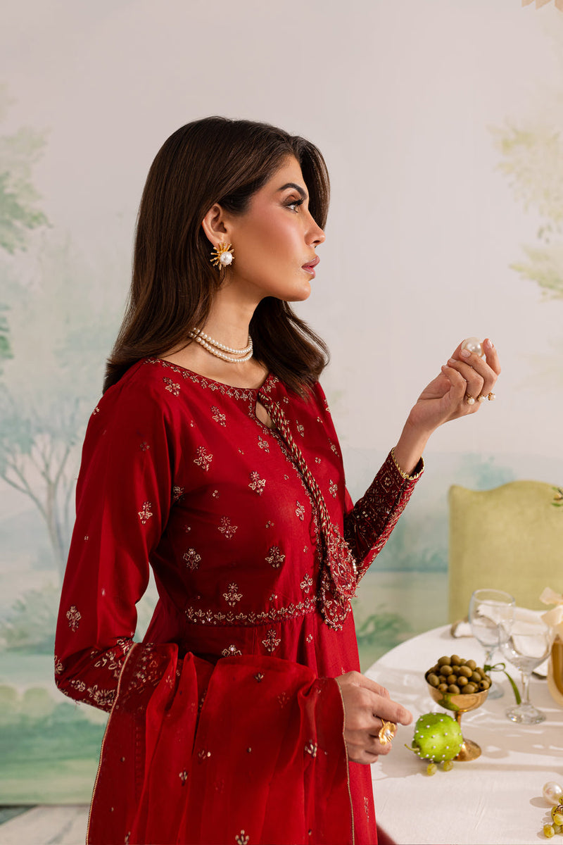 Best Selling - KANWAL 3Pc Embroidered Frock
