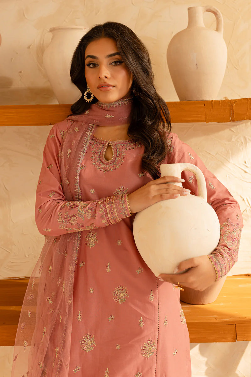 Bahar 3Pc - Embroidered Winter Cotton Dress