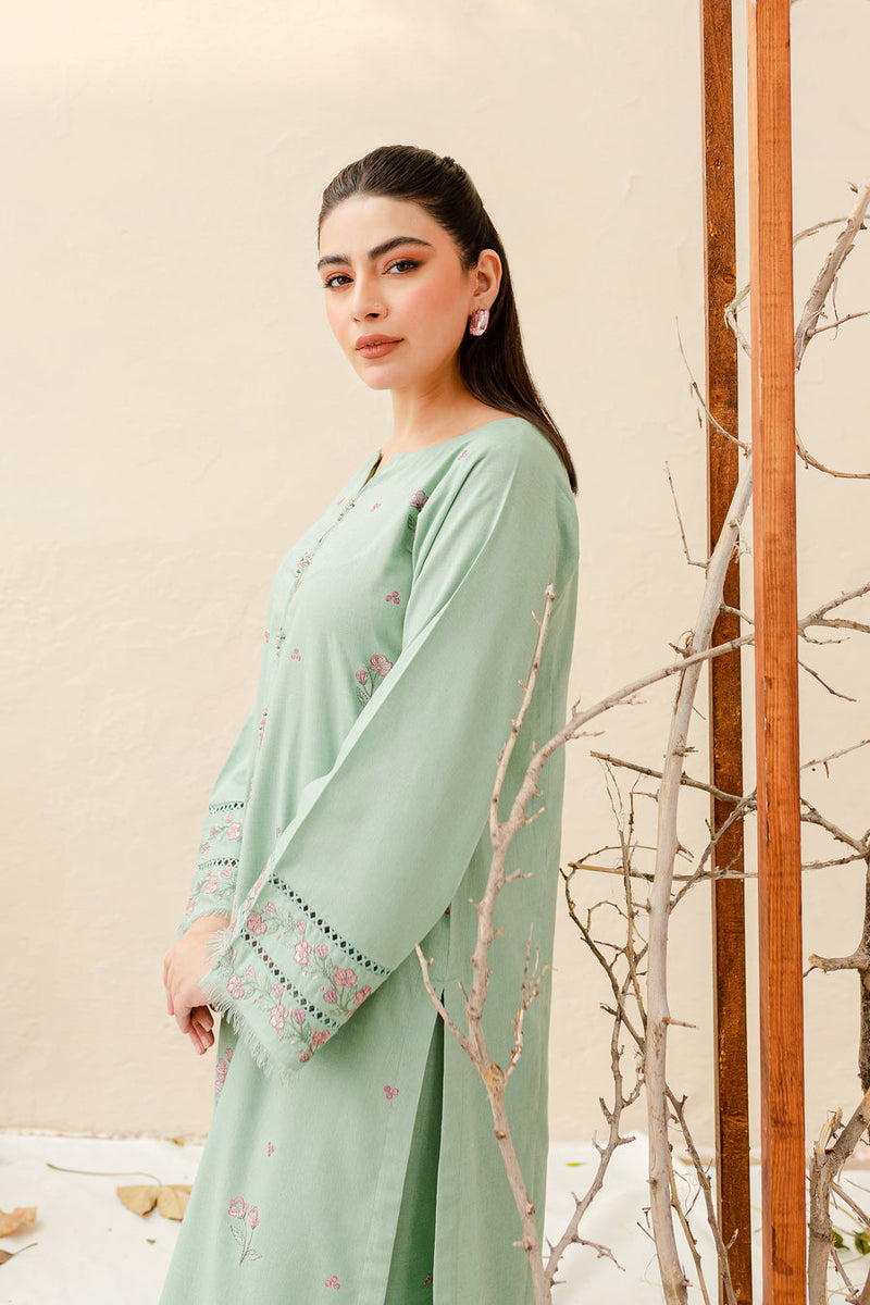 Safina 2Pc - Embroidered Pima Lawn Dress