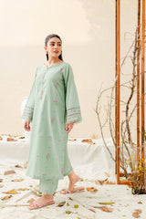 Safina 2Pc - Embroidered Pima Lawn Dress