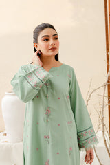 Safina 2Pc - Embroidered Pima Lawn Dress
